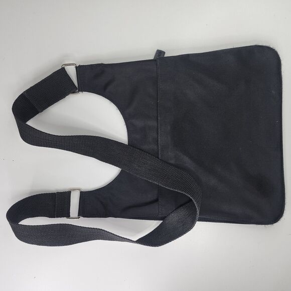 Polo Sport Ralph Lauren Crossbody Shoulder Bag Black USA Flag Vintage 90s - Picture 3 of 8